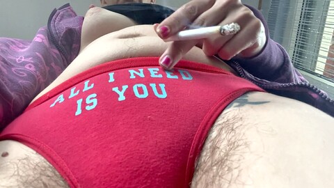 Up close and personal with hairy cuteblnde666's pussy